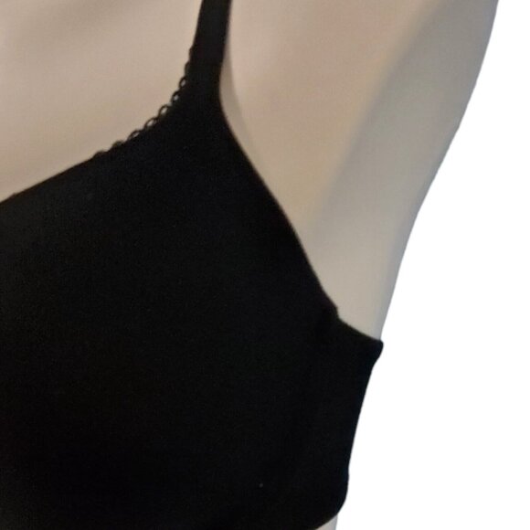 Victoria's Secret Underwire Demi Bra Size 32DDD Black Body By Victoria Padded - Picture 13 of 16